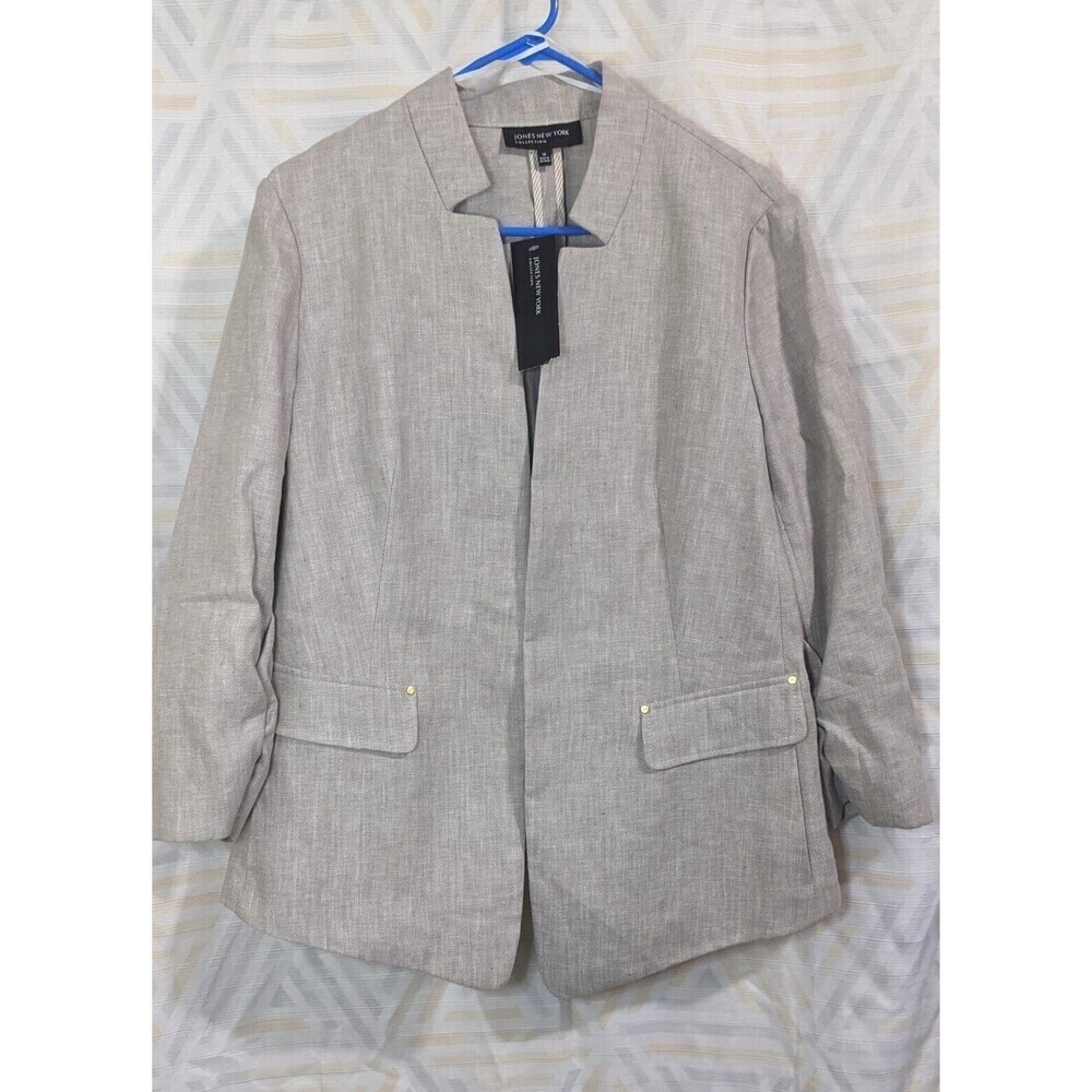 WOMEN'S JONES NEW YORK Lined Career Blazer Jacket SIZE 14